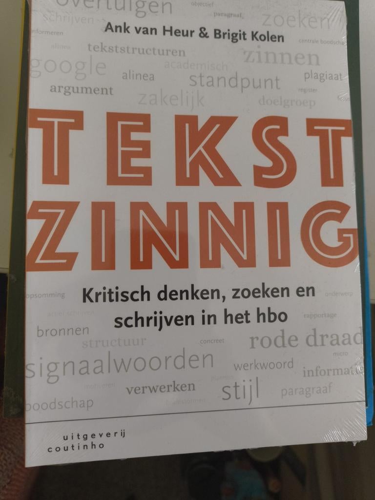 Tekstzinnig, Boeken, Ophalen, Nieuw, HBO, Ank van Heur & Brigit Kolen