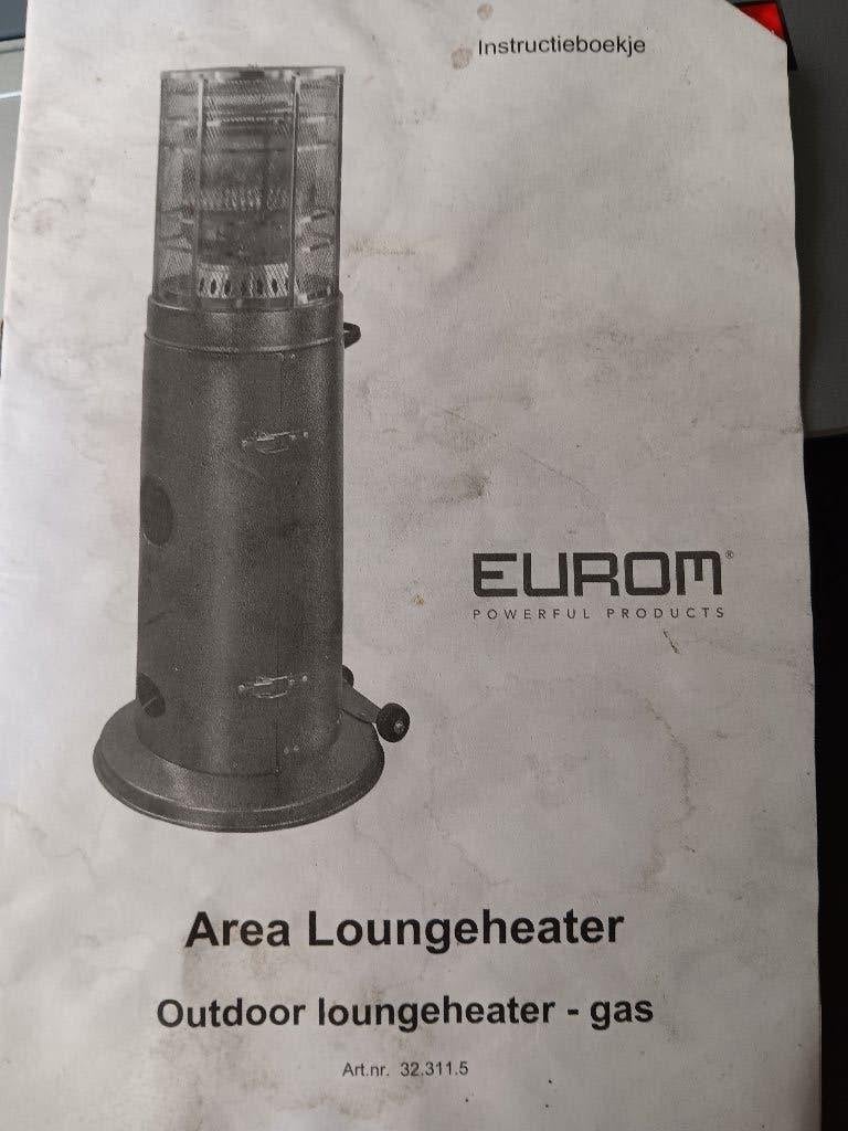 Terrasverwarmer, Tuin en Terras, Ophalen of Verzenden, Gebruikt, Gas
