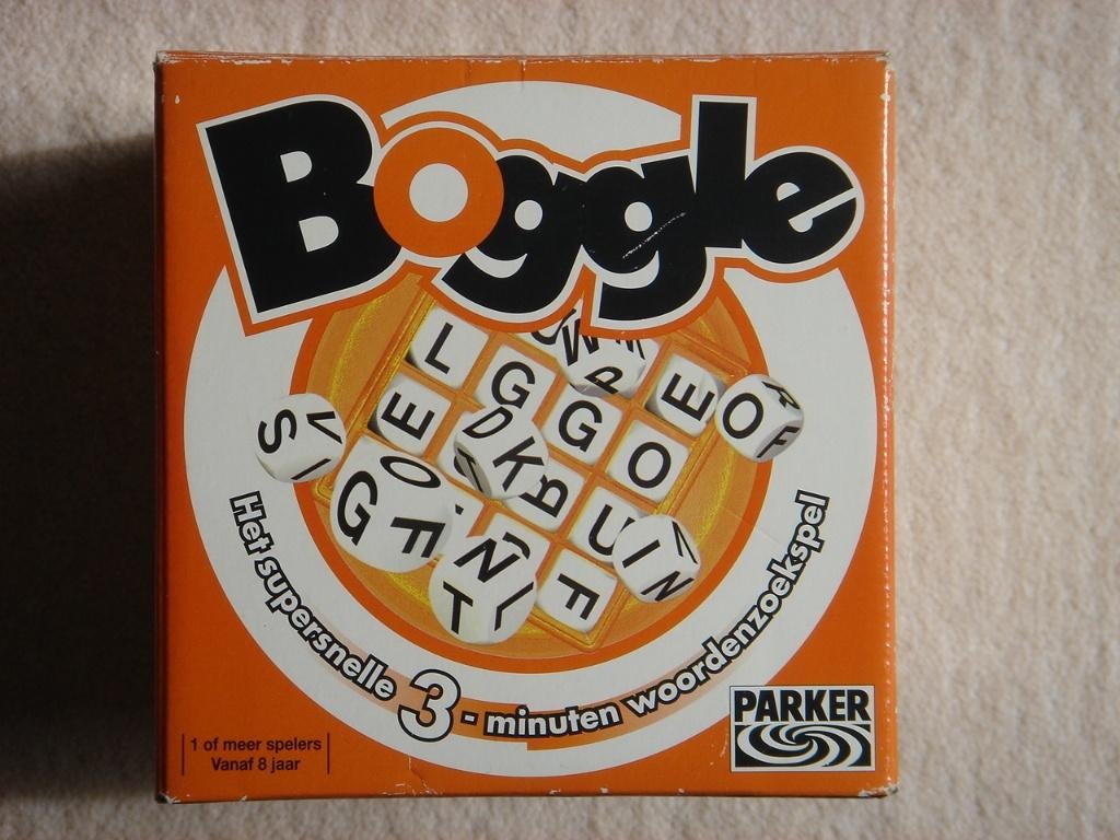 LEUK: Boggle, Vijf spelers of meer, Ophalen of Verzenden, Gebruikt, Parker