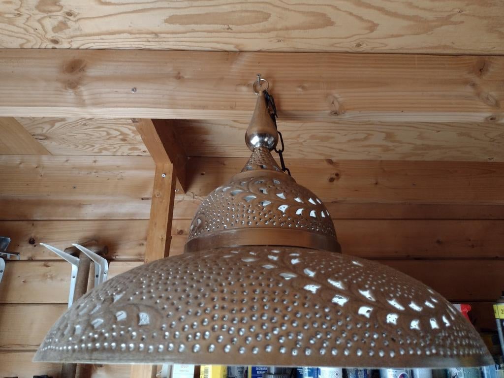 Filigrain oosterse lamp, Ophalen