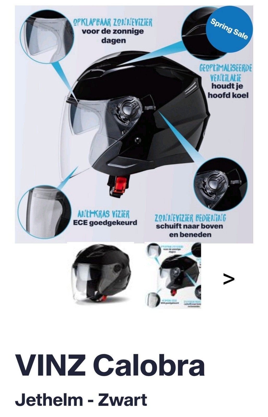 VINZ Calobra Jethelm - Zwart maat M/L, Fietsen en Brommers, Ophalen, Nieuw, Medium, VINZ