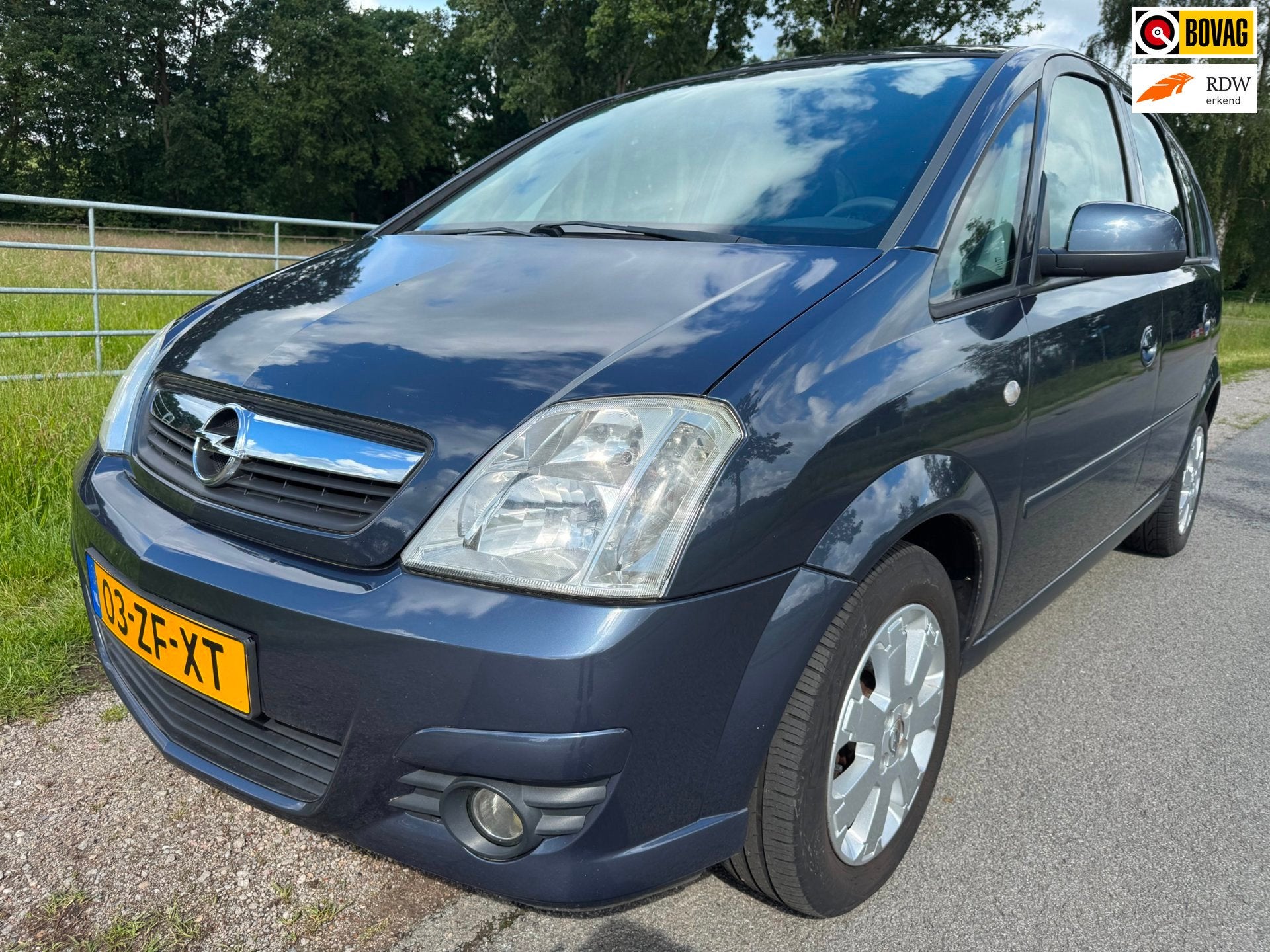 Opel Meriva 1.6-16V Temptation met airco, Auto's, Voorwielaandrijving, Gebruikt, 4 cilinders, Origineel Nederlands