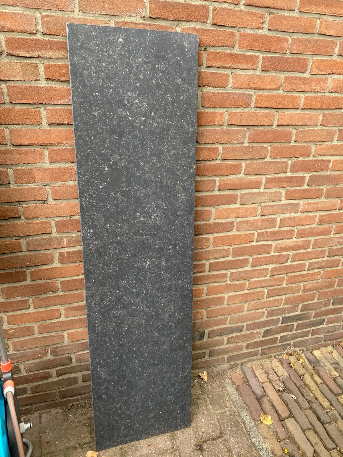 Natuurstenen plaat 160x40 cm, Ophalen, Gebruikt, Terrastegels, Natuursteen