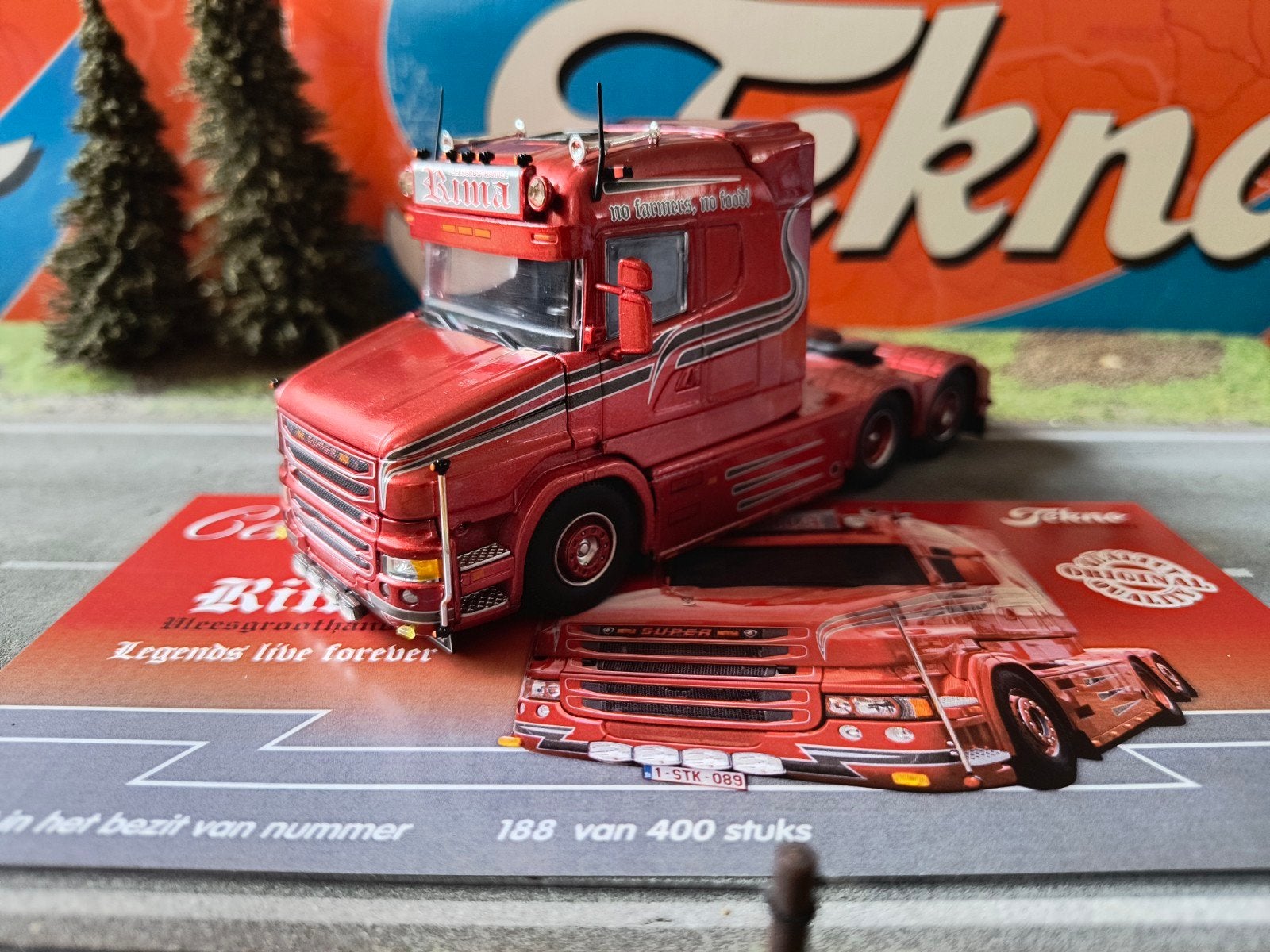 Tekno Scania Rimatrans, Ophalen of Verzenden, Zo goed als nieuw, Bus of Vrachtwagen