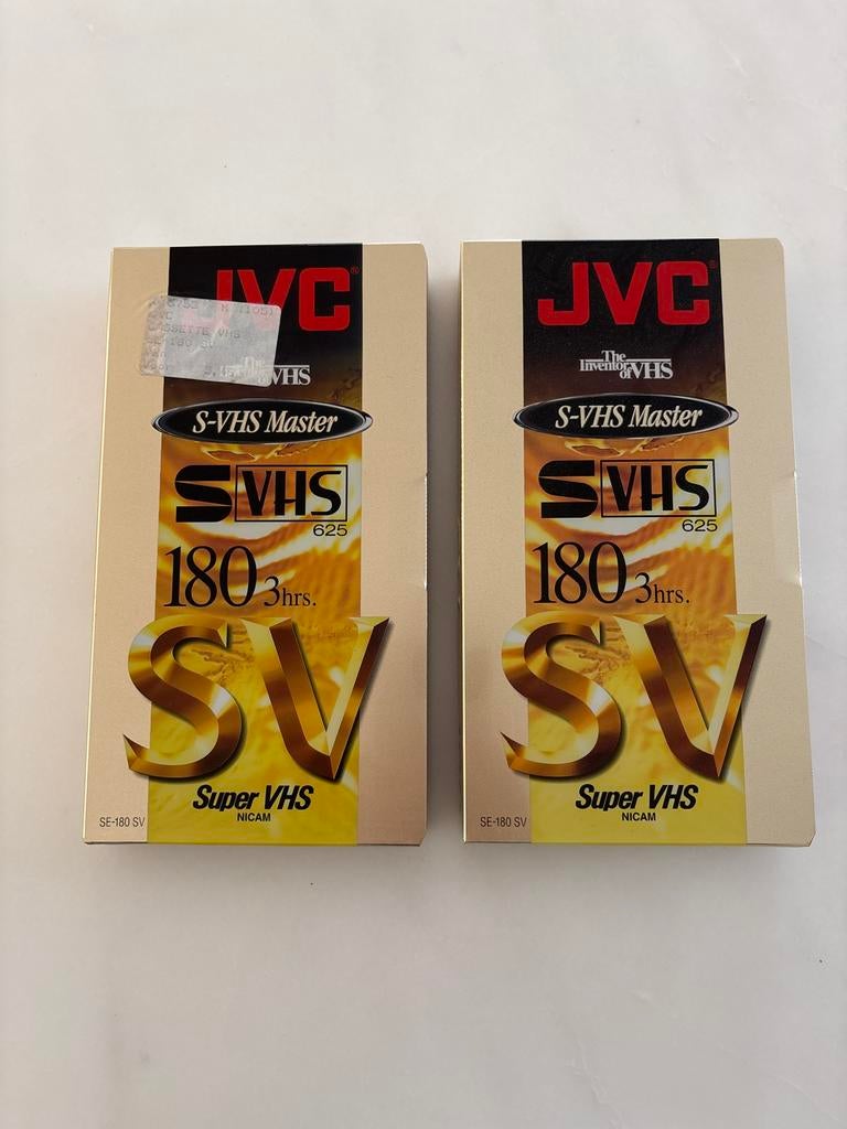 VHS Banden - JVC S-VHS Master SV180, Alle leeftijden, Ophalen of Verzenden, Gebruikt, Overige genres