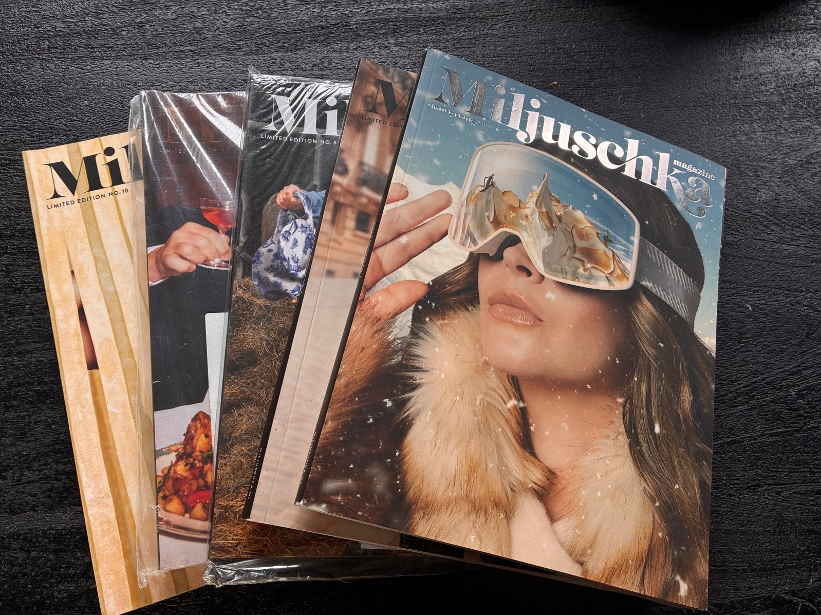 Miljuschka Magazine Limited Edition Nrs. 6, 7, 8, 9, 10, Ophalen of Verzenden, Zo goed als nieuw, Glossy