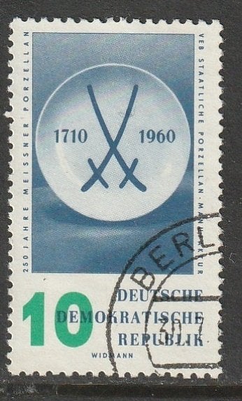 DDR 1960 775 Porselein 10p, Gest, Ophalen of Verzenden, DDR, Gestempeld