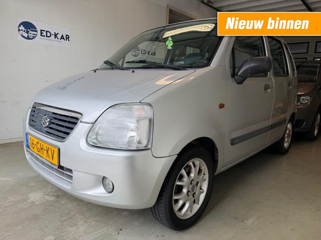 Suzuki WAGON R+ 1.3 GL KOUDE AIRCO HOGEINSTAP LMV ELECTRISCH, Gebruikt, 31 €/maand, 4 cilinders, Bedrijf