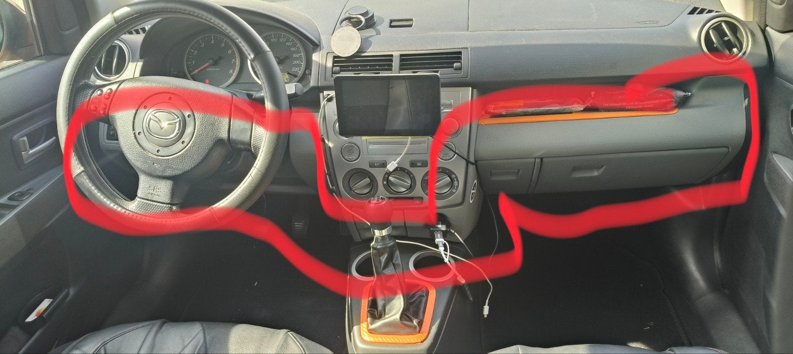 Mazda 2 dy exclusive interieur, Ophalen, Mazda
