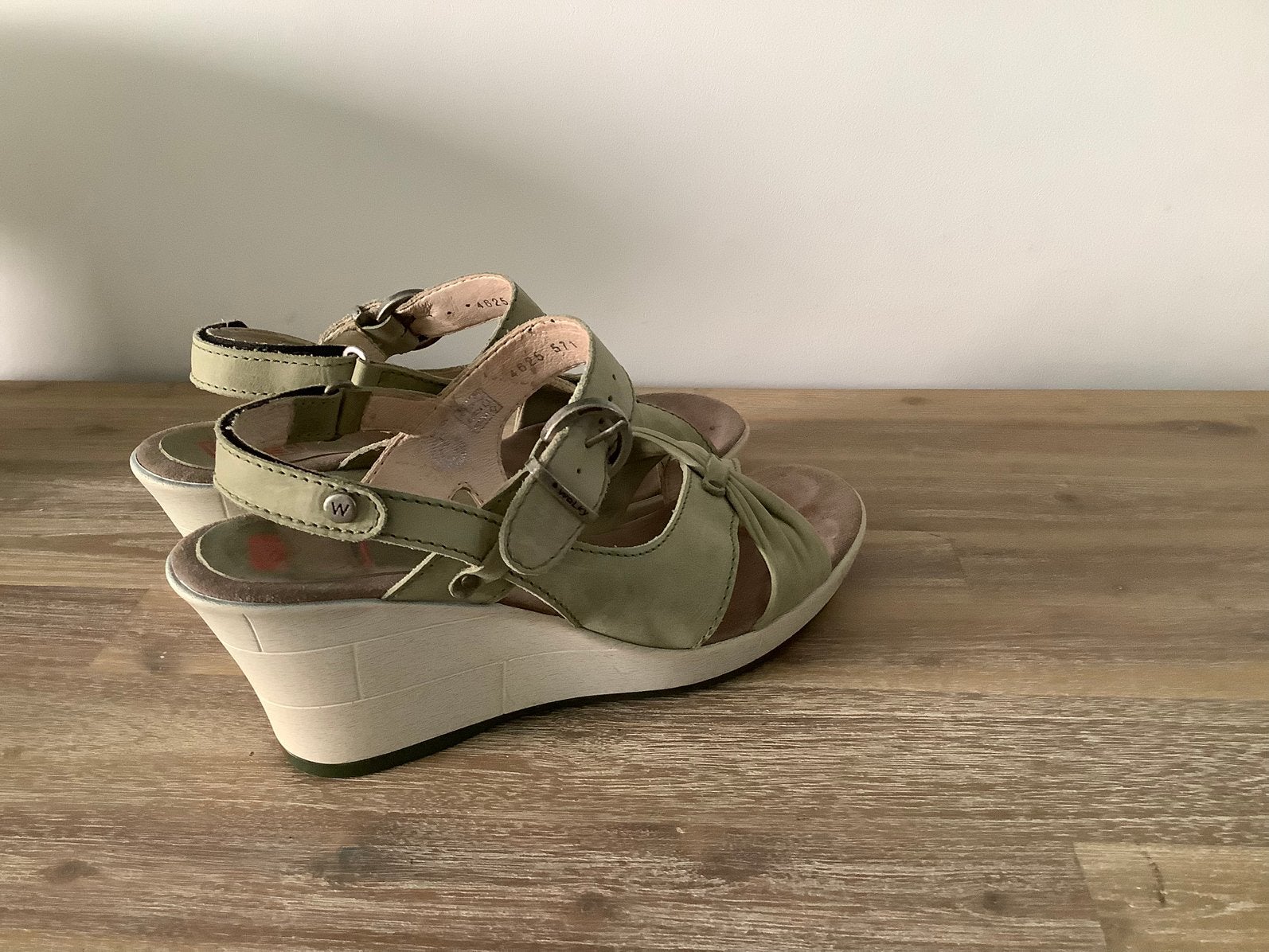 Wolky sandalen maat 43, Kleding | Dames, Schoenen, Zo goed als nieuw, Groen, Sandalen of Muiltjes, Ophalen of Verzenden