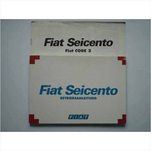 Fiat Seicento Instructieboekje 1998 #1 Duits, Auto diversen, Handleidingen en Instructieboekjes, Ophalen of Verzenden