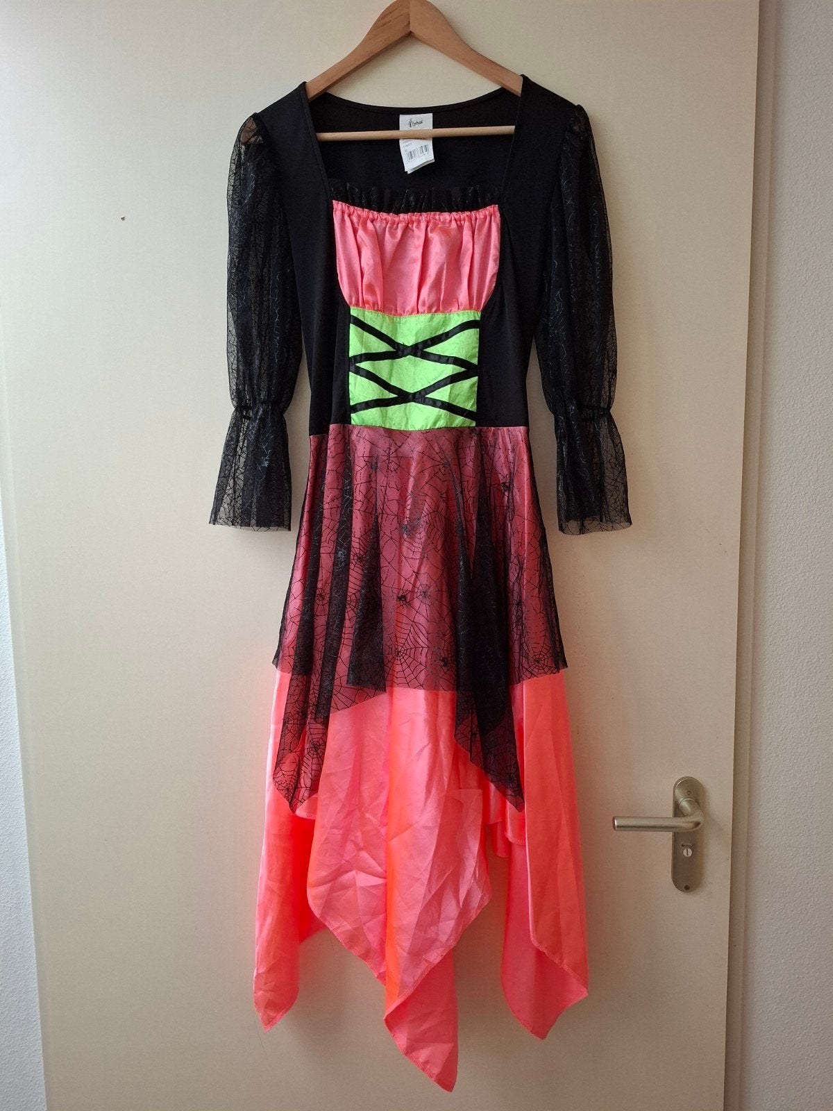 Nieuw Gekleurd Halloween / Heks kostuum jurk - Maat 36, Kleding | Dames, Ophalen of Verzenden, Nieuw