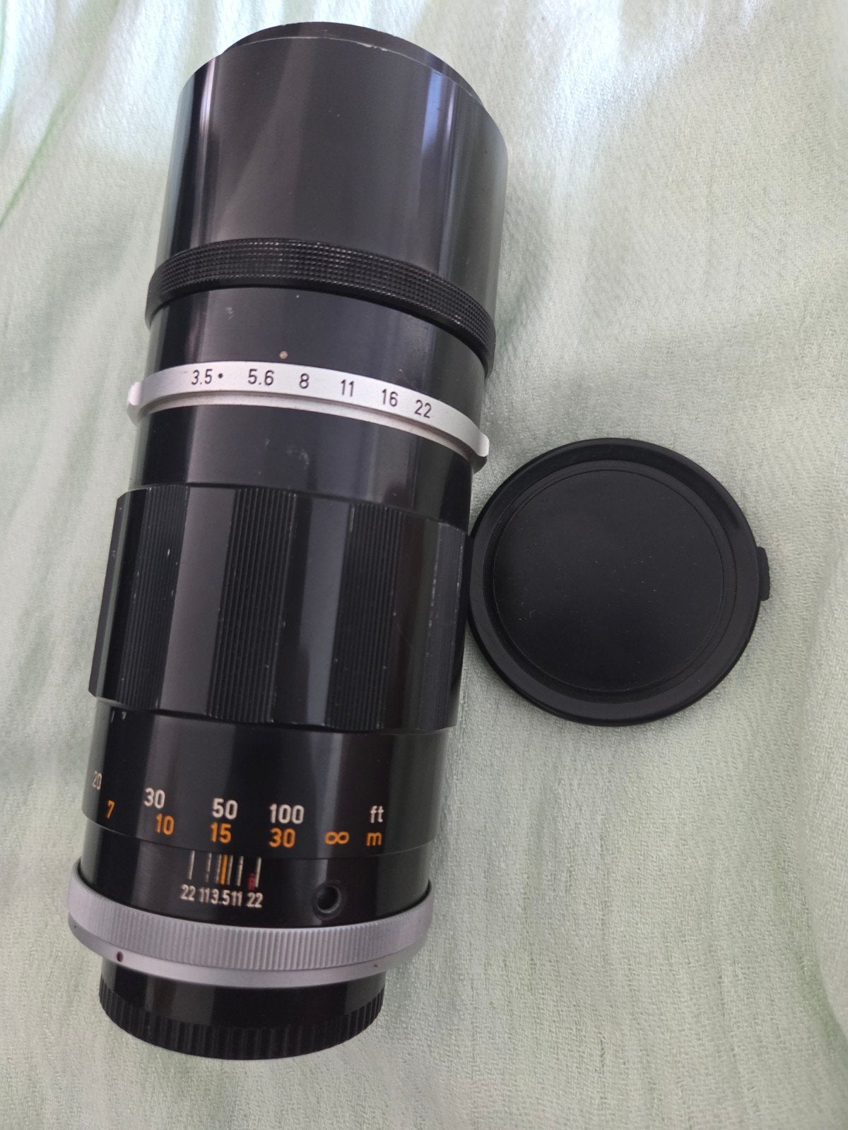 Canon FL 200mm f/3.5 Telelens met koffer, Gebruikt, Canon, Overige vattingen, Handmatige focus