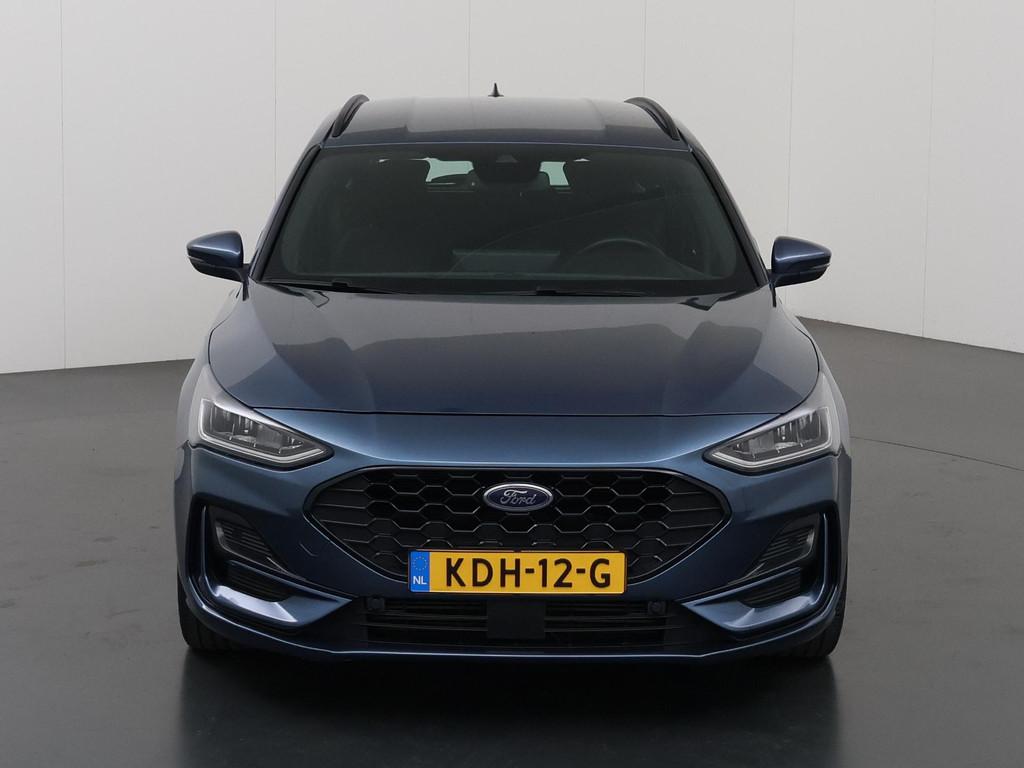 Ford Focus Wagon 1.0 EcoBoost Hybrid ST Line | Parkeercamera, Auto's, Gebruikt, 1404 kg, Blauw, 3 cilinders