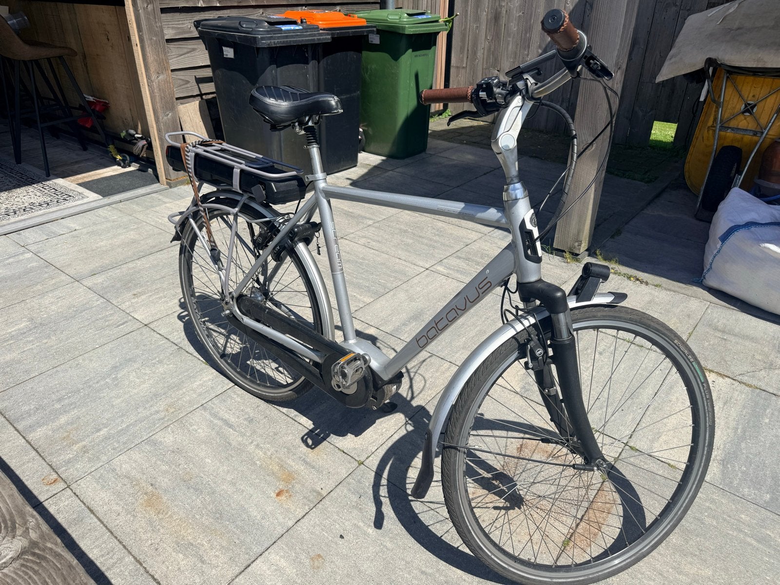 Batavus E-bike - accu defect, Ophalen, Gebruikt, Batavus, 50 km per accu of meer