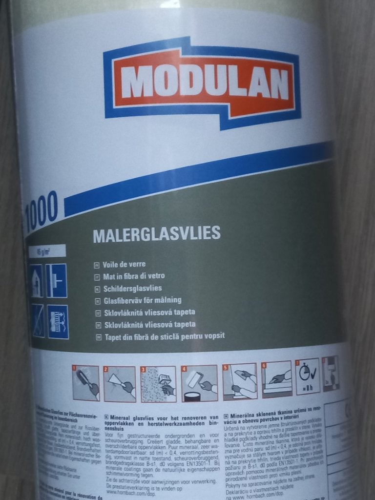 Vliesbehang, Ophalen, 25 tot 50 m², Wit