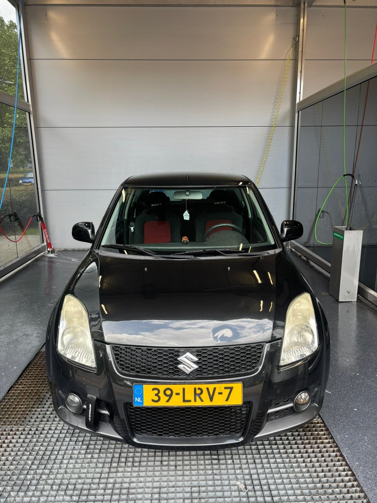 Suzuki Swift 1.6 3D Sport 2007 Zwart, Auto's, Suzuki, Particulier, Swift, ABS, Airbags, Airconditioning, Android Auto, Bluetooth
