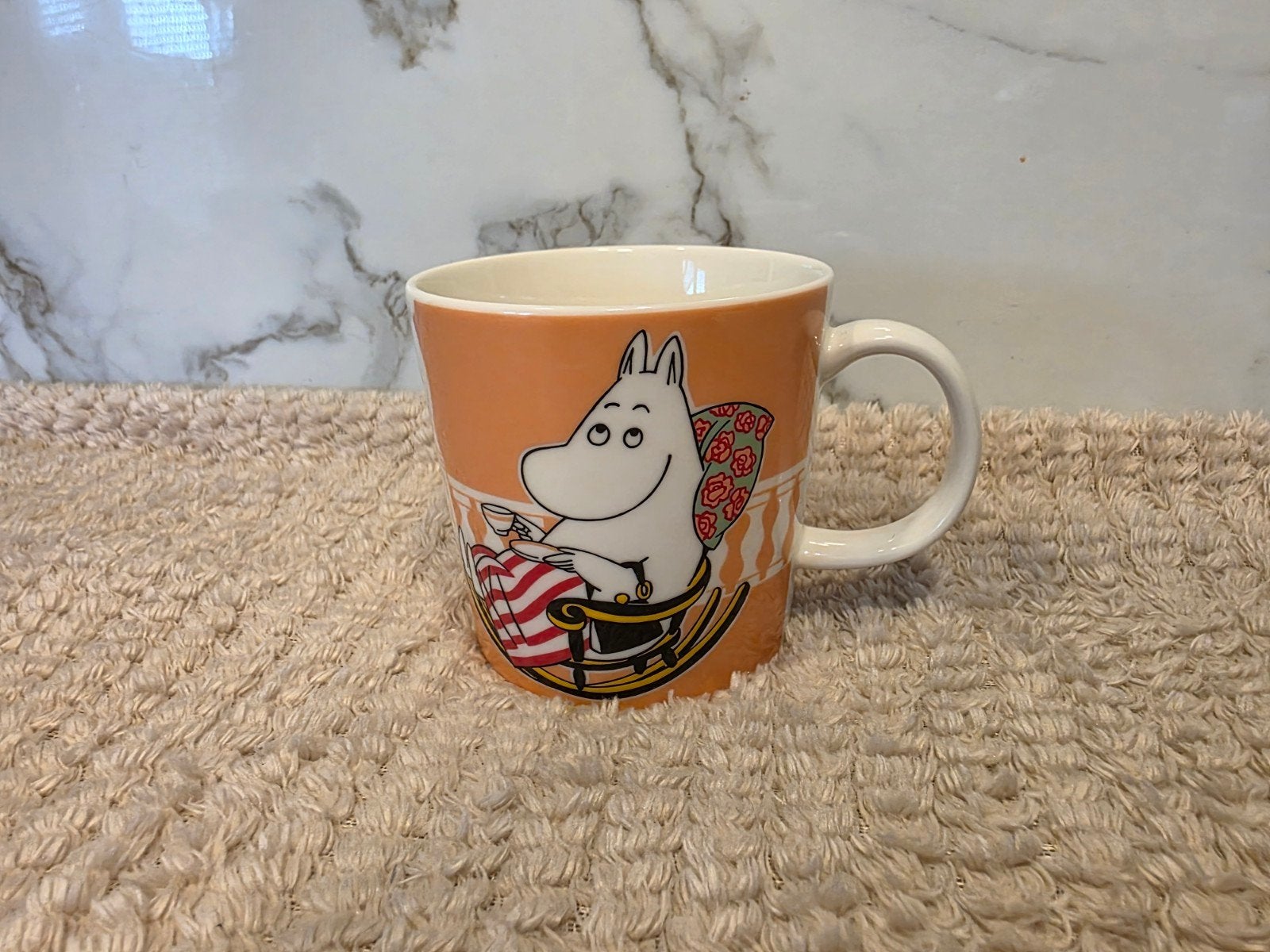Arabia Moominmamma mok Moomin puntgaaf, Ophalen of Verzenden, Zo goed als nieuw