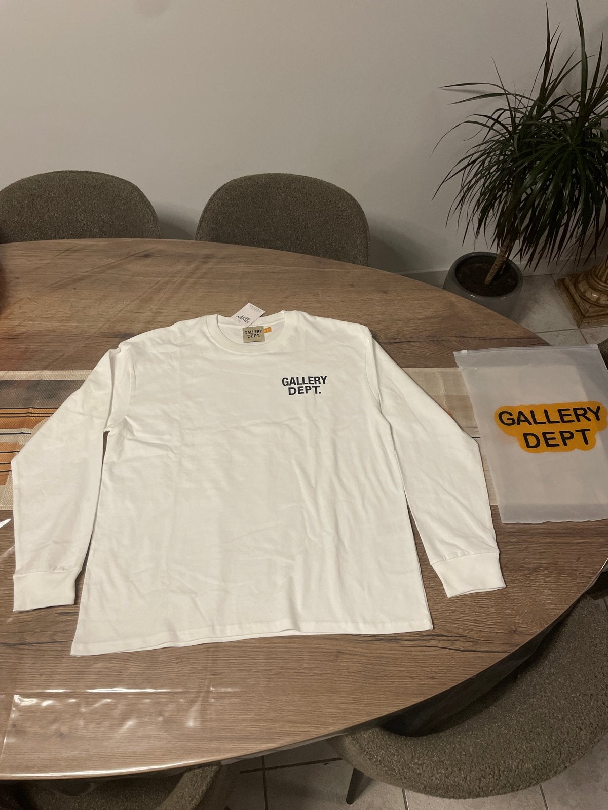 Gallery Dept. Longsleeve Maat M - Nieuw en Ongedragen, Kleding | Heren, Ophalen, Nieuw, Maat 48/50 (M), Wit