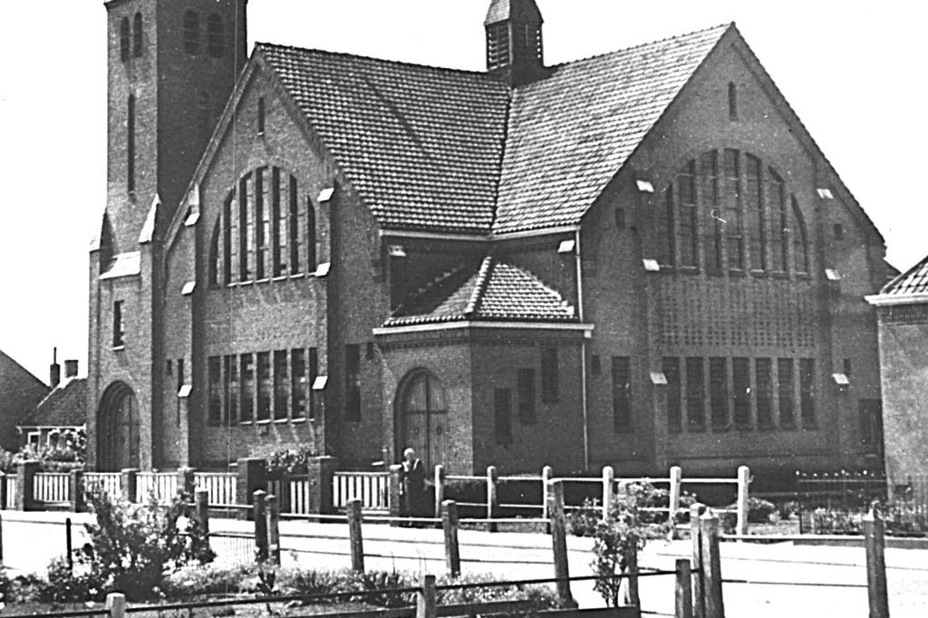 700472 Kamperland Geref kerk Zeeland 1959 Gelopen met zegel, Ophalen of Verzenden, 1940 tot 1960, Gelopen, Noord-Brabant