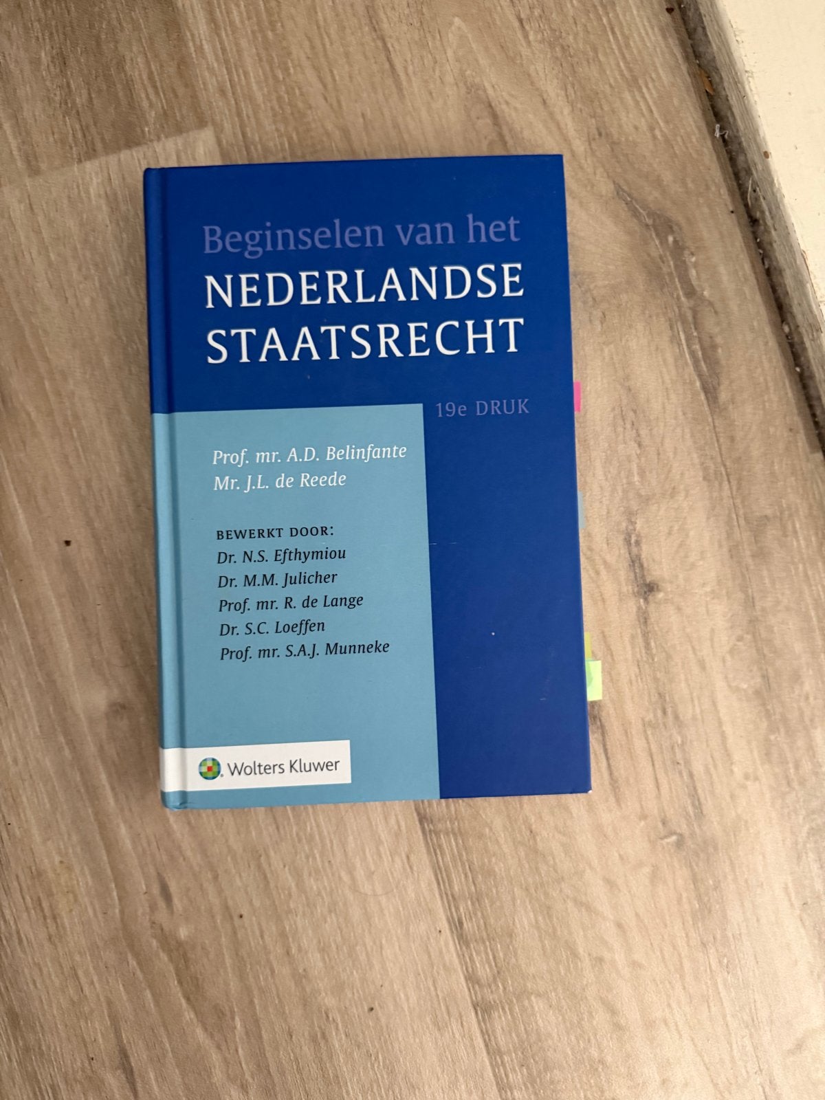 Beginselen van het Nederlandse Staatsrecht, Ophalen of Verzenden, Alpha, Zo goed als nieuw, HBO