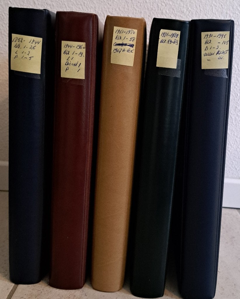 5 Safe albums Ringband 1852/1995, Postzegels en Munten, Ophalen of Verzenden, Verzamelalbum