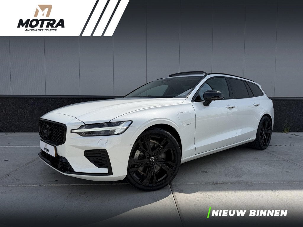 Volvo V60 2.0 T8 Hybrid 455pk AWD Ultra Dark | Bowers & Wilk, Auto's, Volvo, Automaat, Gebruikt, Euro 6, 4 cilinders