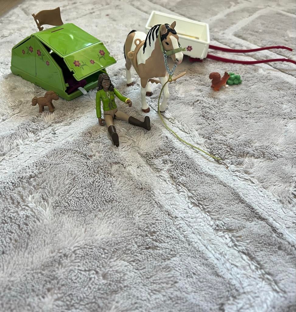 Schleich 42533 Picknick met paard en wagen, Ophalen, Zo goed als nieuw, Jongen of Meisje