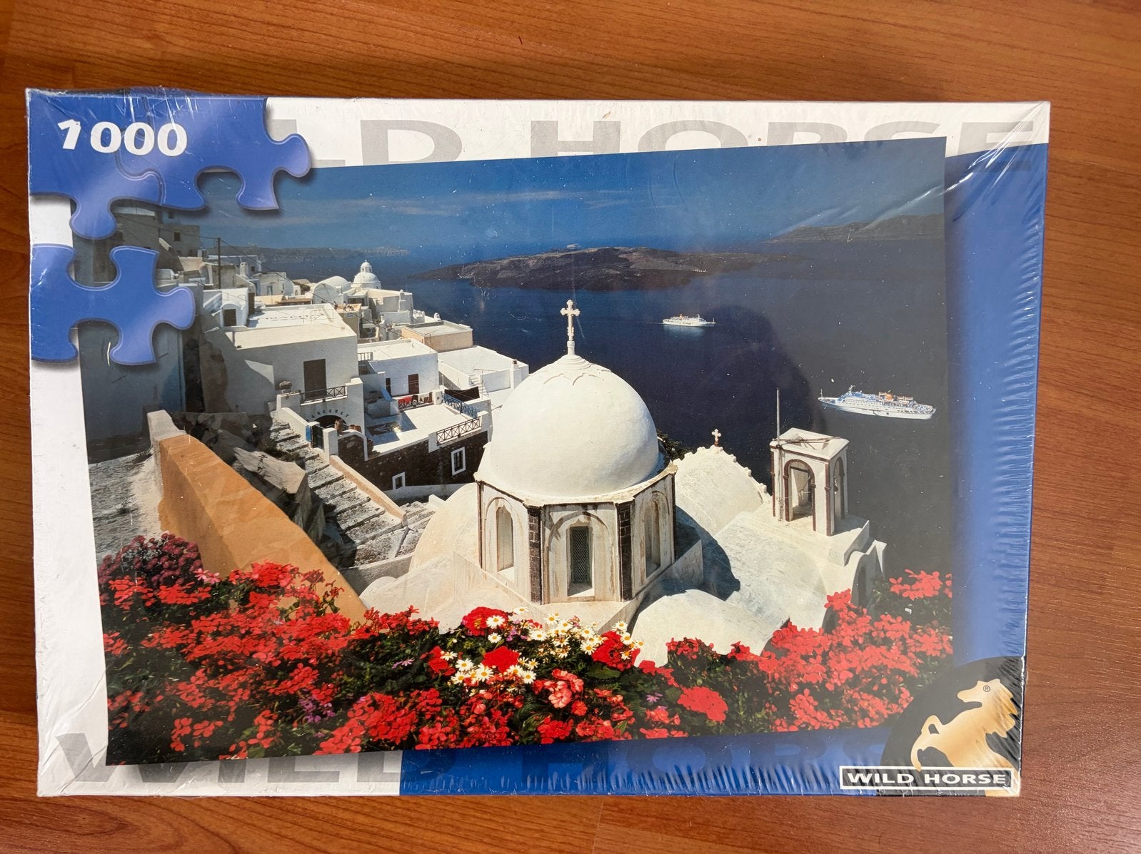Puzzel 1000 stukjes “Santorini” nieuw, Ophalen of Verzenden, 500 t/m 1500 stukjes, Nieuw, Legpuzzel