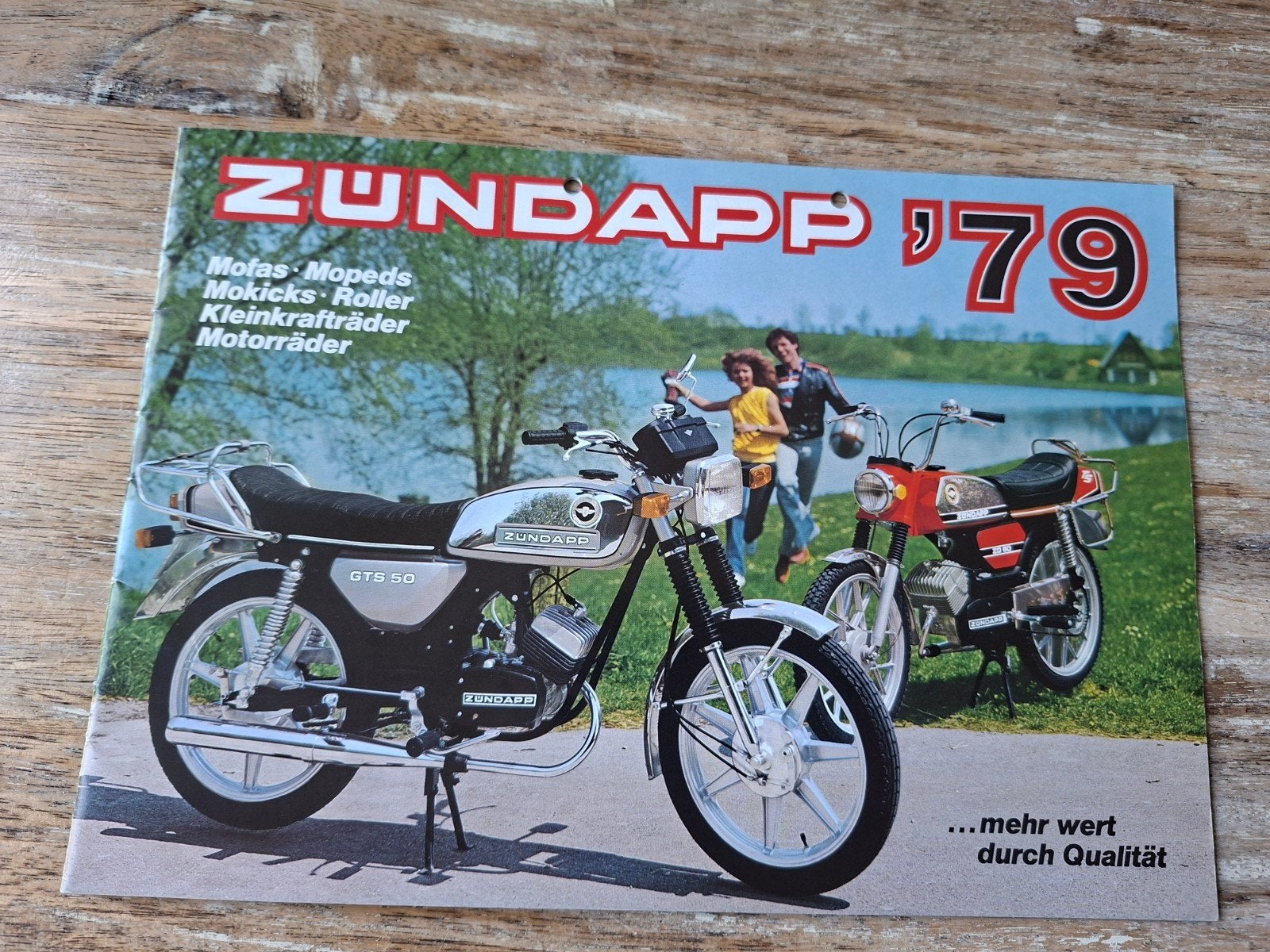 Zundapp folder origineel 1979, Fietsen en Brommers, Ophalen of Verzenden, Gebruikt
