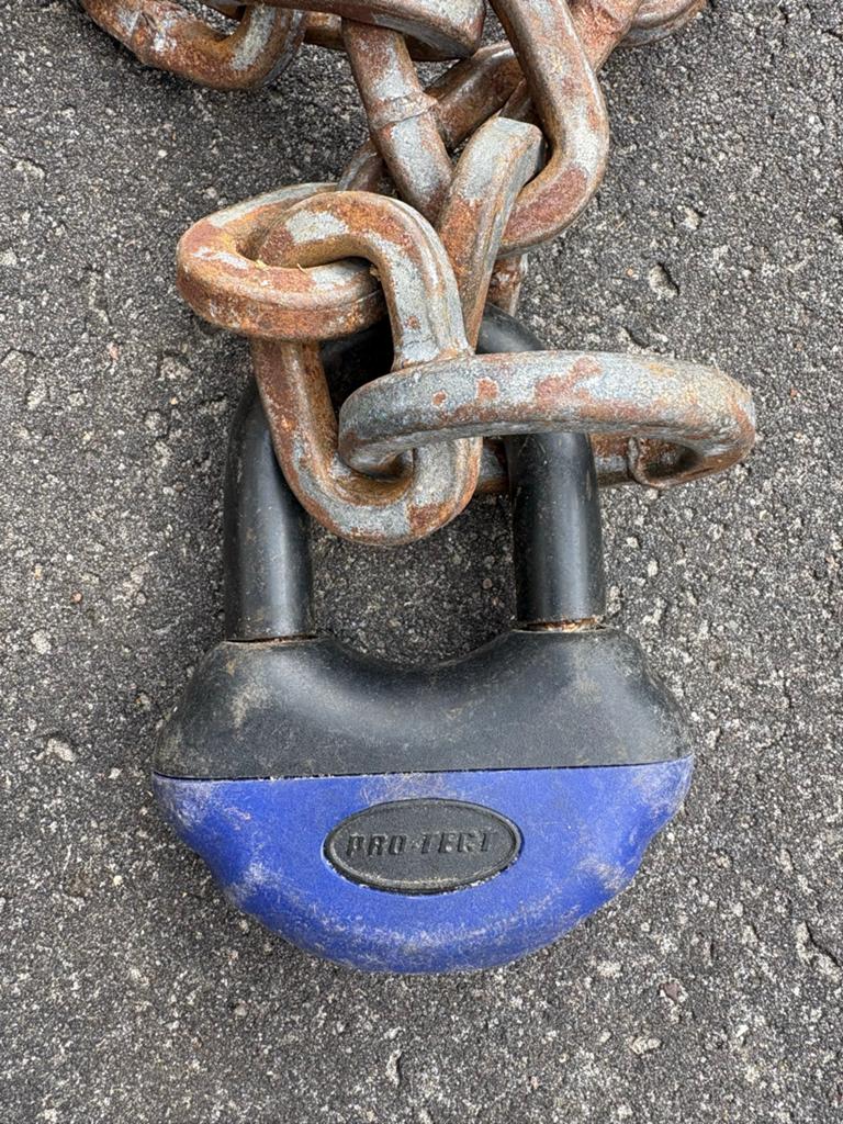 PRO-TECT Kettingslot met hangslot 3***, Ophalen of Verzenden, Gebruikt