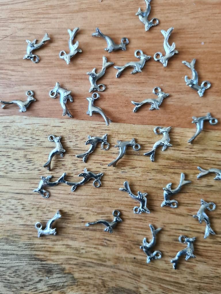 70Bedels voor armband of ketting  zie fo, Ophalen of Verzenden, 1:50 of kleiner