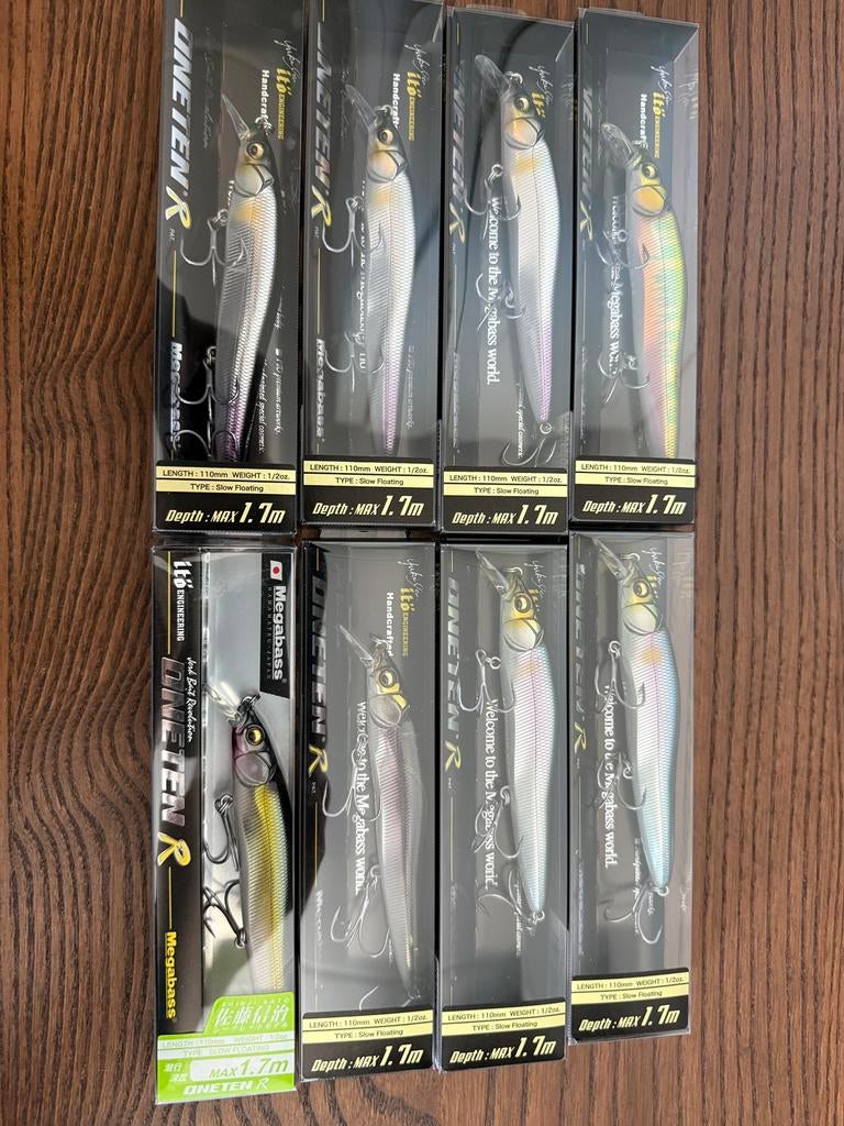 Megabass Vision Oneten R / 110 R Meerdere Kleuren, Watersport en Boten, Hengelsport | Roofvissen, Ophalen of Verzenden, Overige typen