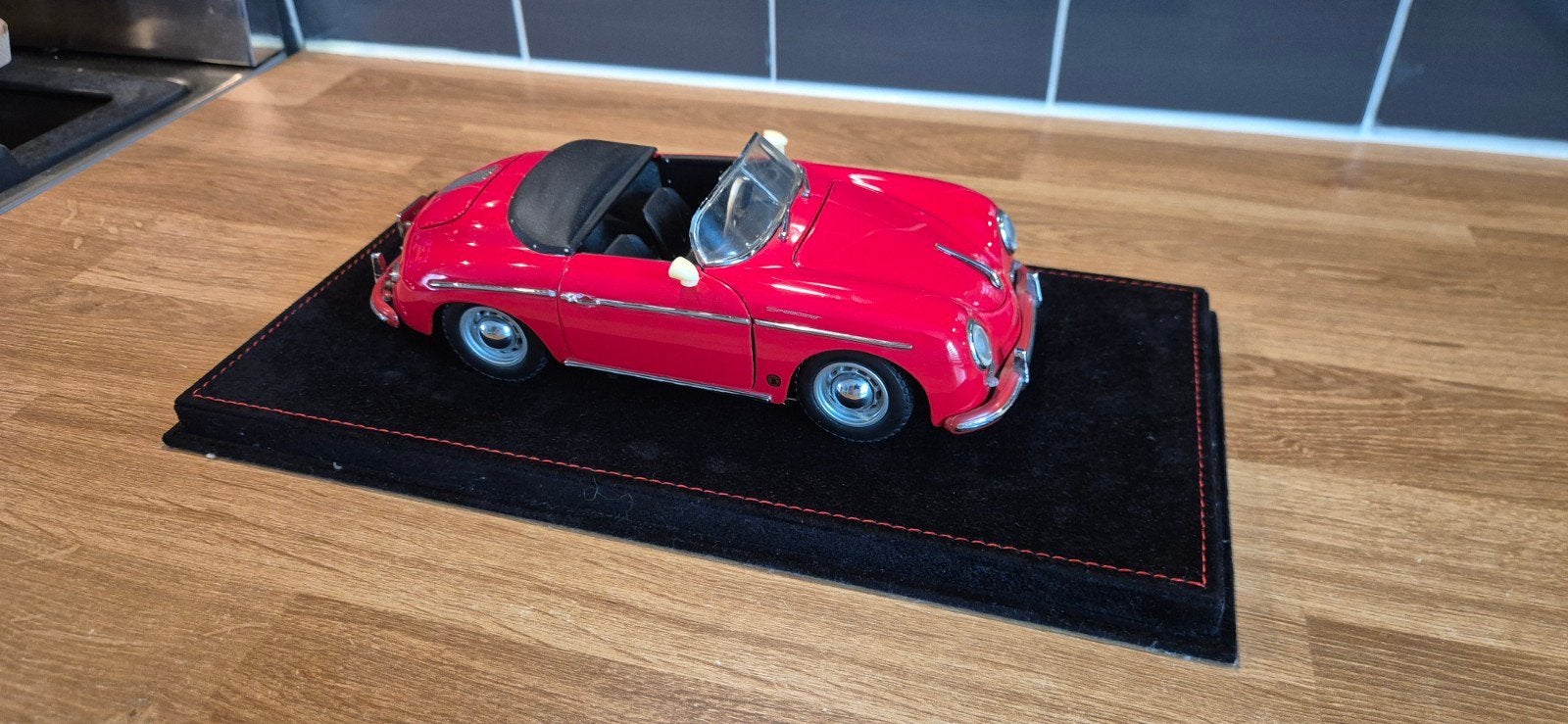 Porsche 356 A speedster Kyosho 1 18, Ophalen of Verzenden, Zo goed als nieuw, Auto, Kyosho