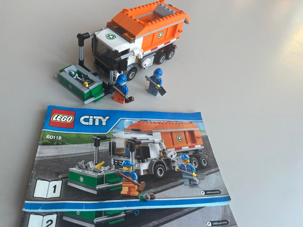 Lego City Vuilniswagen 60118, Ophalen, City, Lego, Zo goed als nieuw