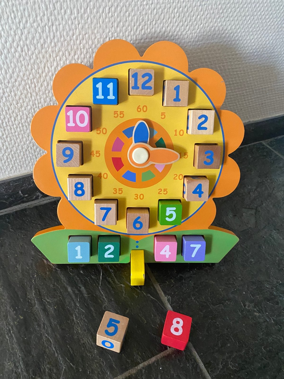 Houten speelklok, Ophalen of Verzenden, Zo goed als nieuw