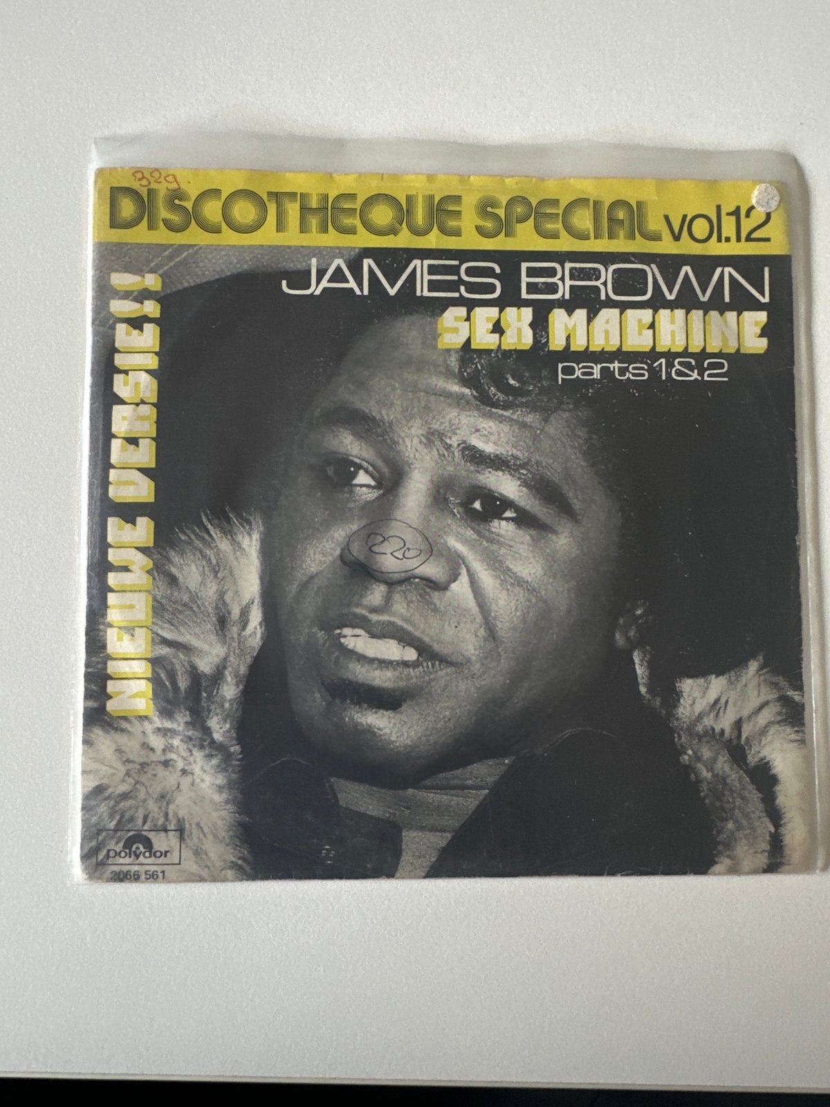 James Brown - Sex Machine (Discotheque Special Vol. 12), Ophalen, Gebruikt, Originele persing, 7 inch