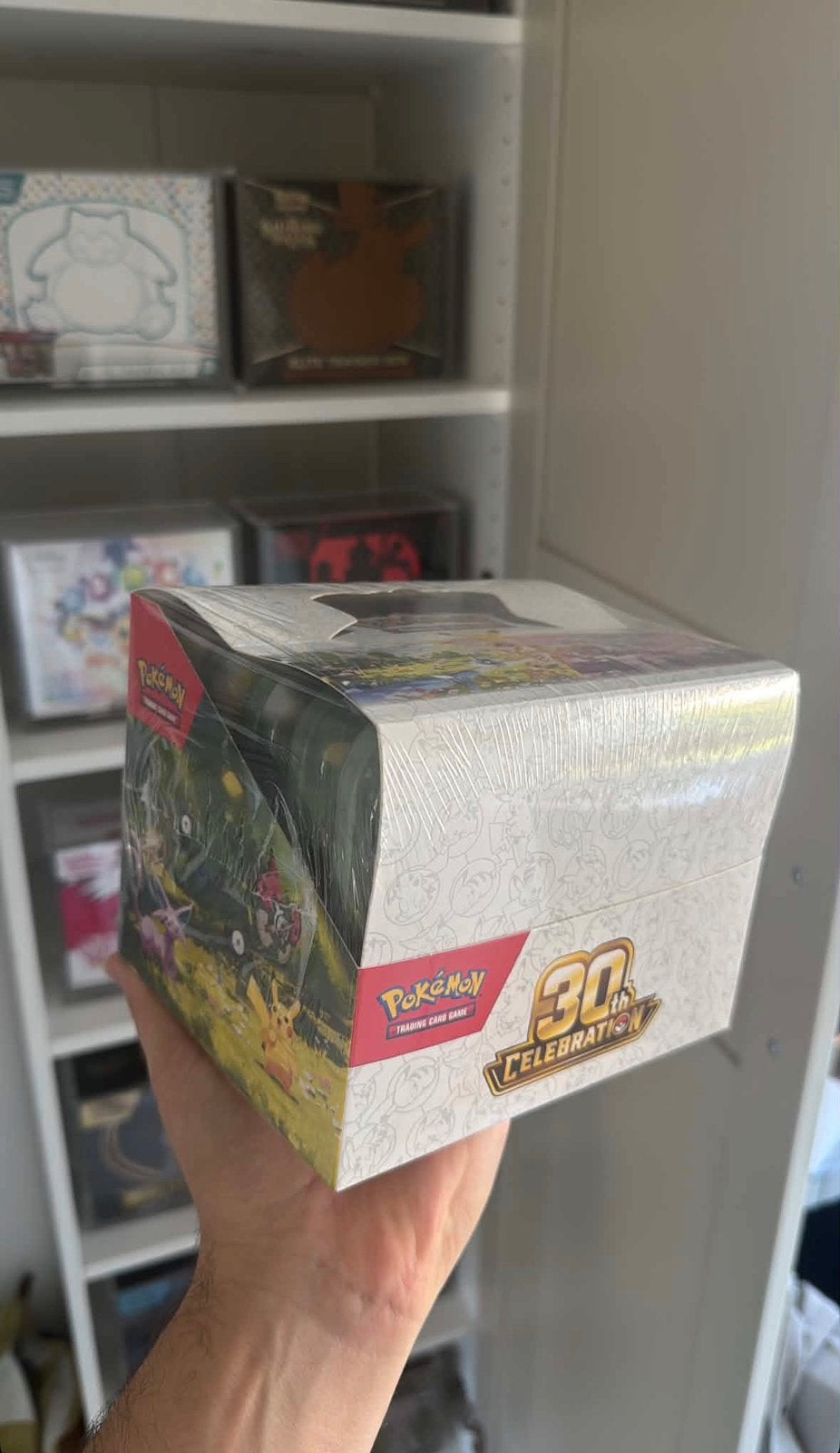 Pokemon 30th celebration mini tin sealed display, Ophalen of Verzenden, Nieuw, Overige typen