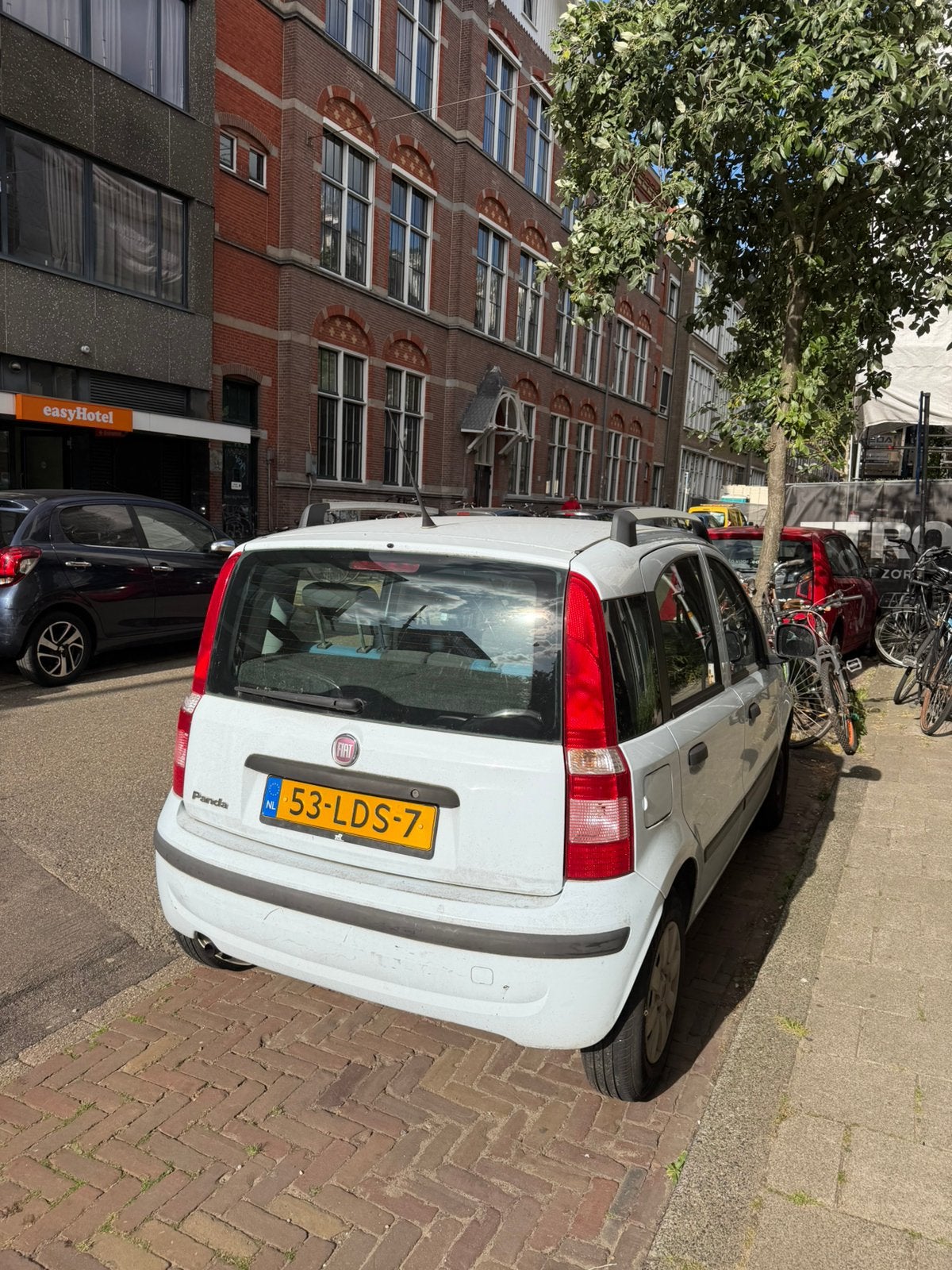 Fiat Panda 1.2 2010 Blauw APK T/M 2027, Ophalen, Fiat, Spatbord