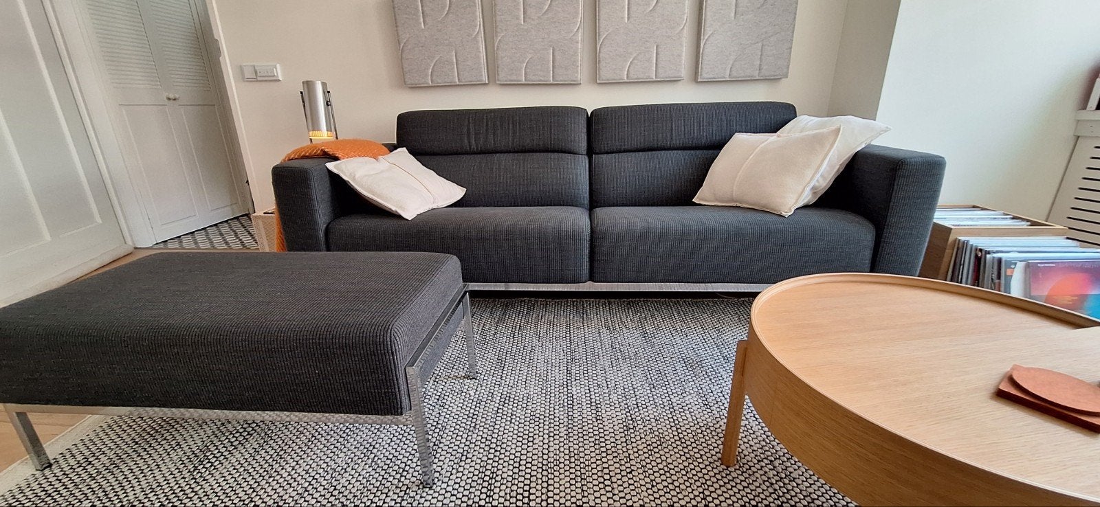 Harvink Forum met hocker nieuwstaat, Ophalen of Verzenden, Zo goed als nieuw, 75 tot 100 cm, 200 tot 250 cm