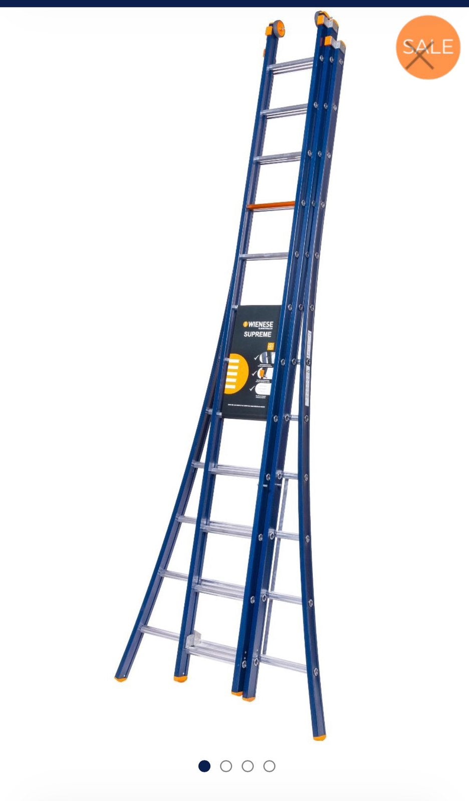 Wienesse 3x12 ladder, Ophalen, Zo goed als nieuw, 4 meter of meer
