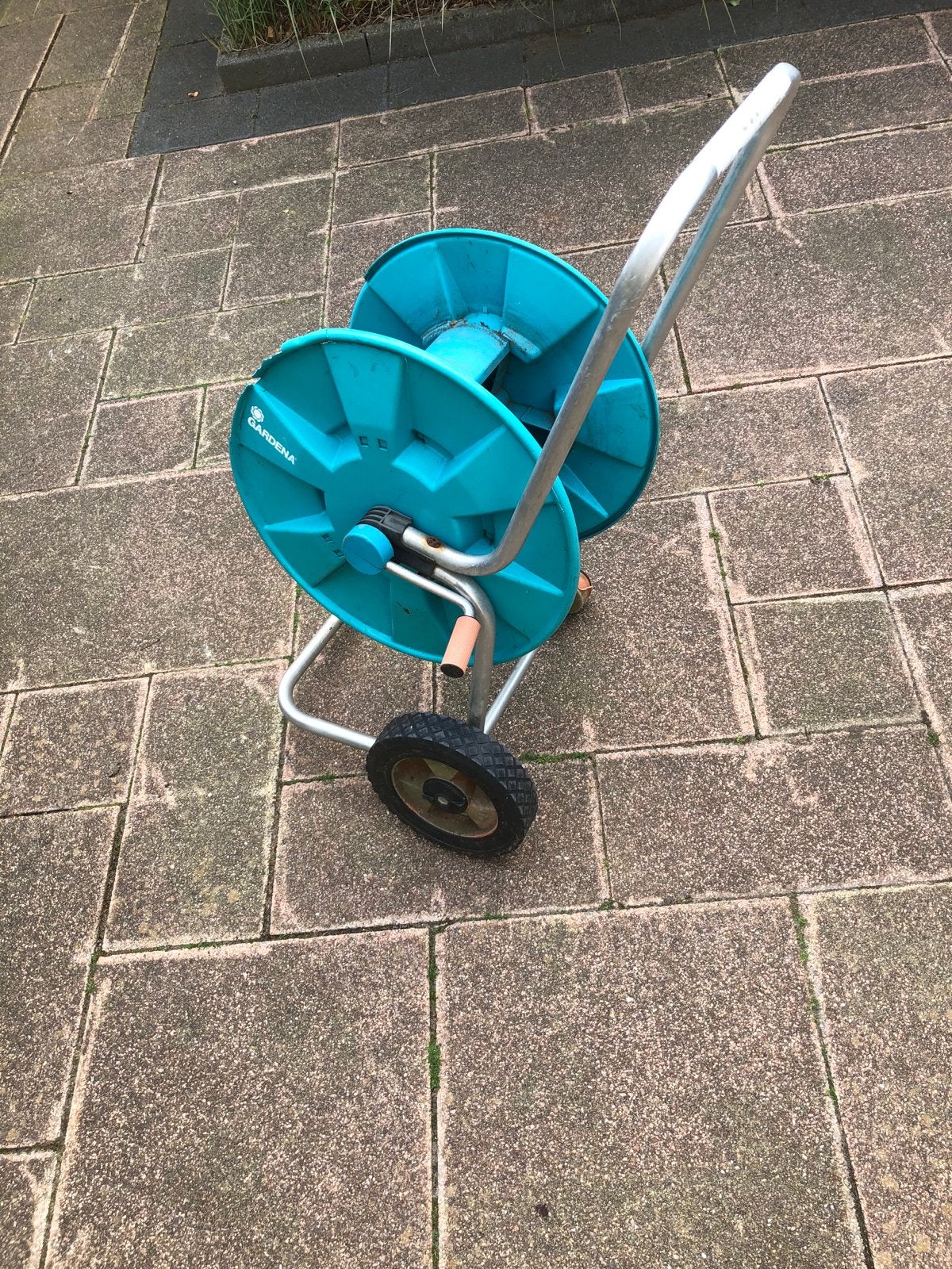 Gardena tuinslanghaspel voor onderdelen, Ophalen, Gebruikt, Tuinslanghaspel