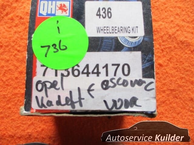 1X wiellager Opel Ascona C Vectra A Astra F Kadett e QH, -, -, Opel, Nieuw