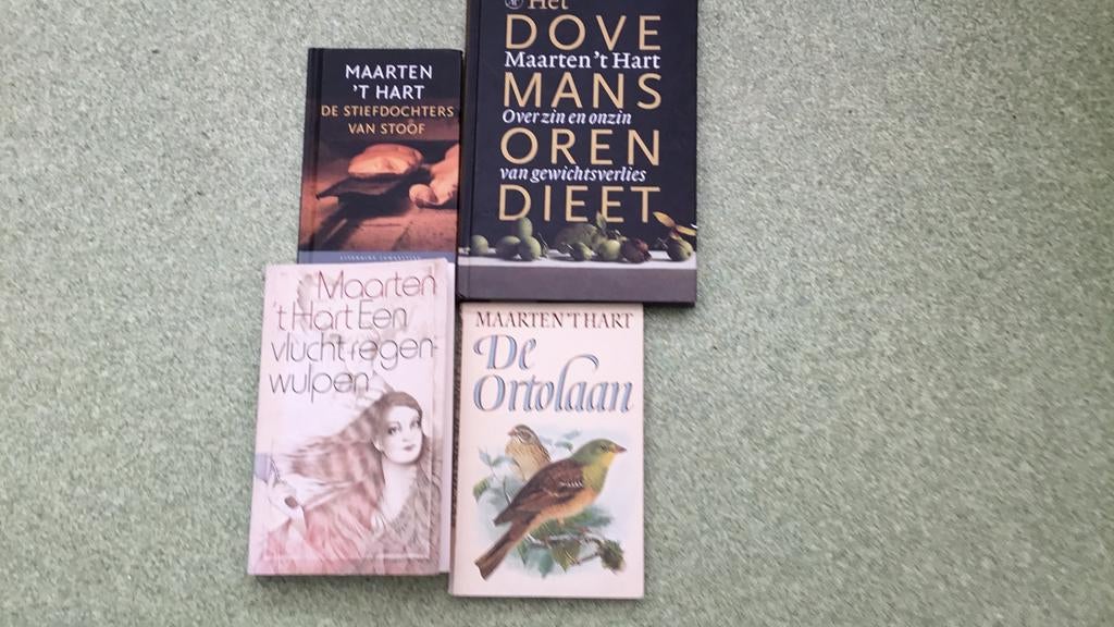 4 x Maarten ‘t Hart, Ophalen of Verzenden, Gelezen