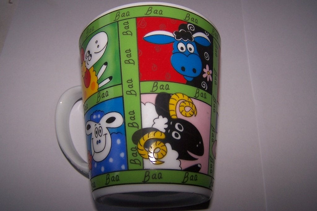 Ritzy & Breker Crazy Animal Schaap Mok, Overige merken, Keramiek, Zo goed als nieuw, Overige stijlen