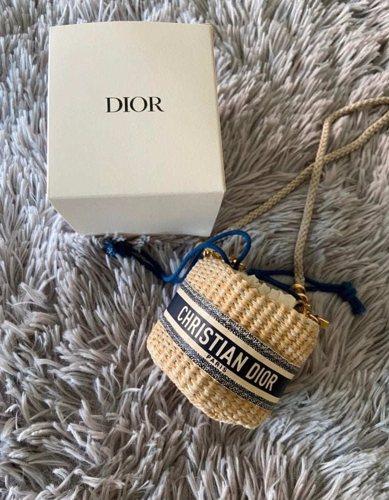 Dior bucket bag raffia | Nieuw, Ophalen of Verzenden, Nieuw, Zwart