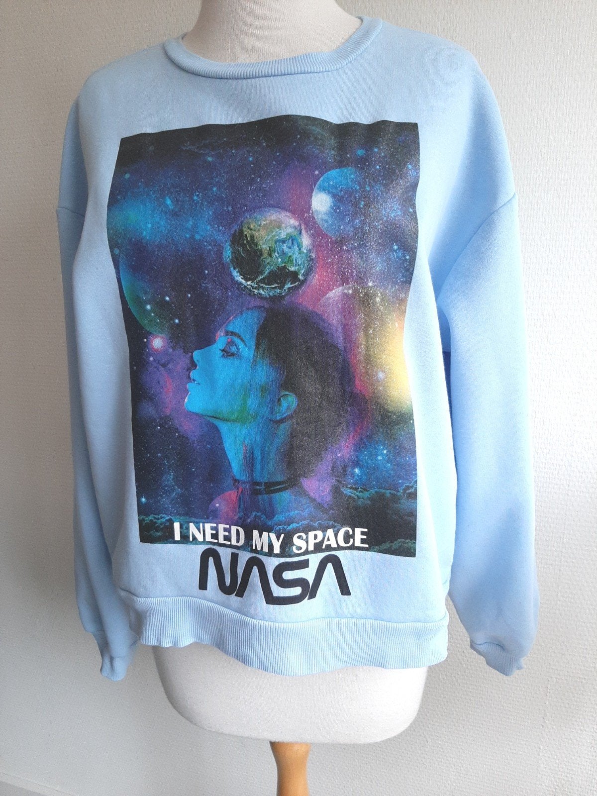 Sweater Maat L ( opdr NasaC&A, Kleding | Dames, Blauw, Maat 42/44 (L), Ophalen of Verzenden, Zo goed als nieuw