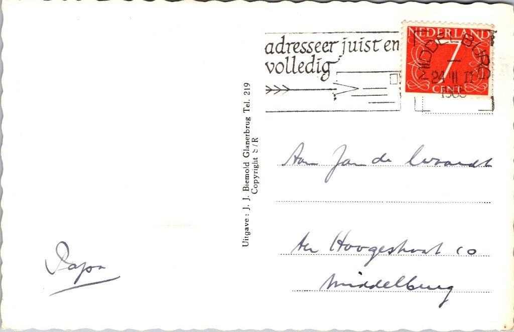 Glanerbrug - 4 oude ansichtkaarten, Verzenden, 1960 tot 1980, Gelopen, Overijssel