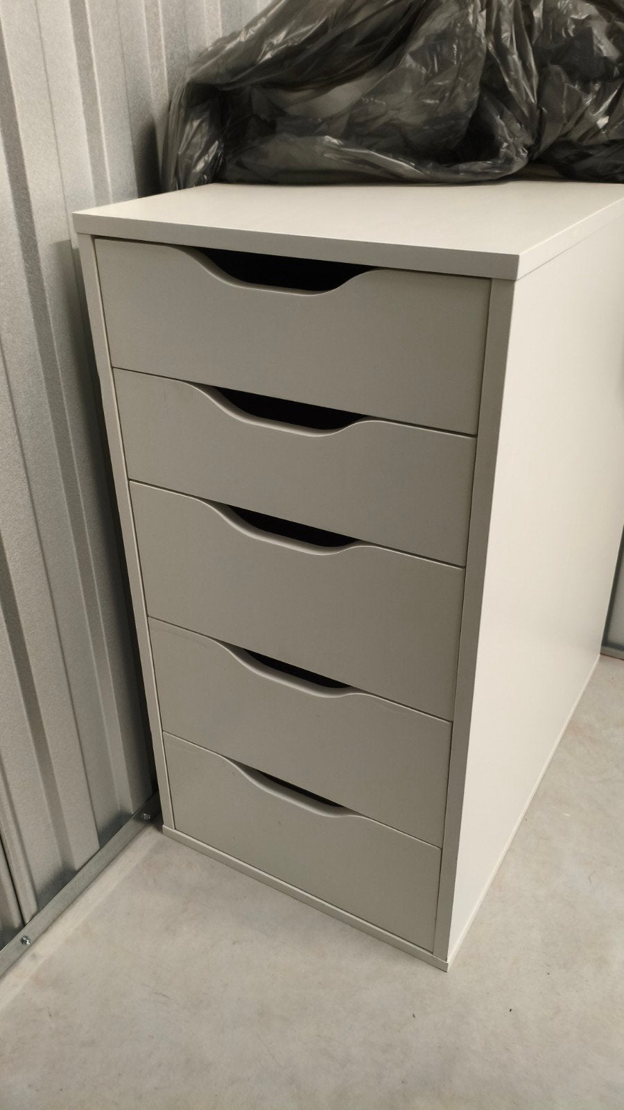 IKEA ALEX ladeblok wit, Huis en Inrichting, Ophalen, Minder dan 50 cm, Gebruikt, 5 laden of meer