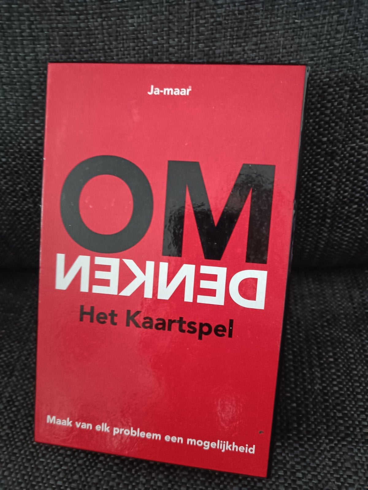 OMDENKEN Het Kaartspel -Van elk probleem een mogelijkhe, Vijf spelers of meer, Ophalen of Verzenden, Zo goed als nieuw, Ja-maar